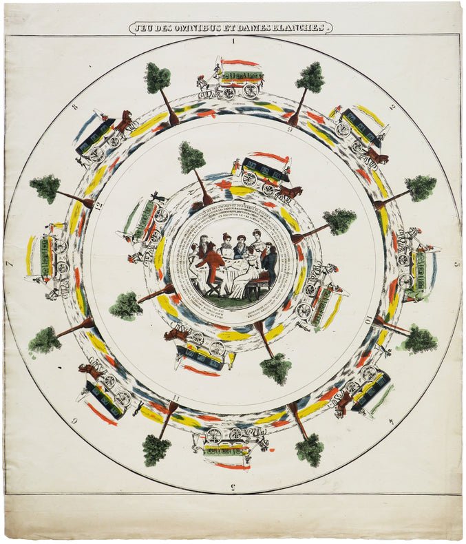 Jeu des Omnibus et Dames Blanches. : L’origine du Jeu - Carré Society