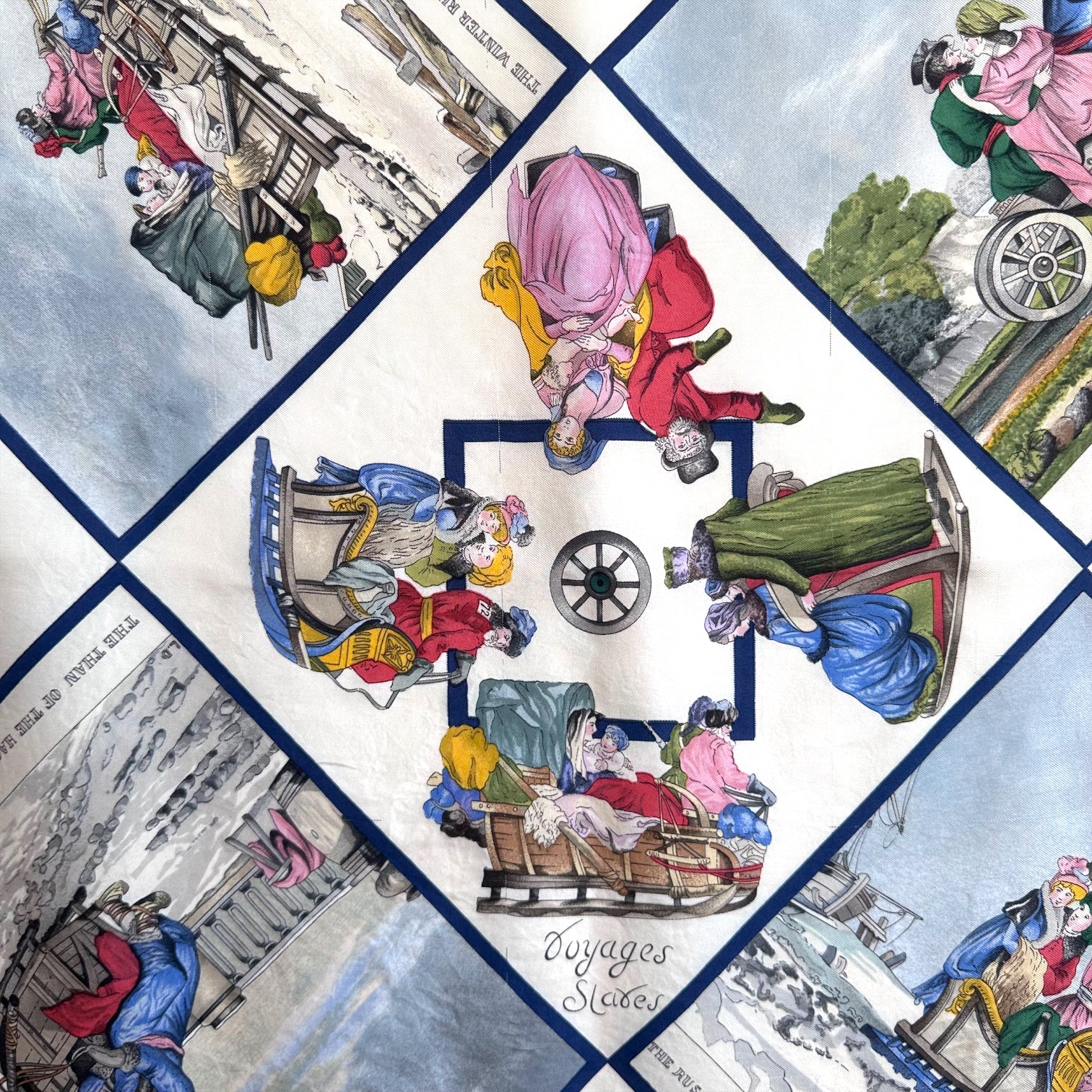 Slavic Travels - HERMES SCARF 90 CM