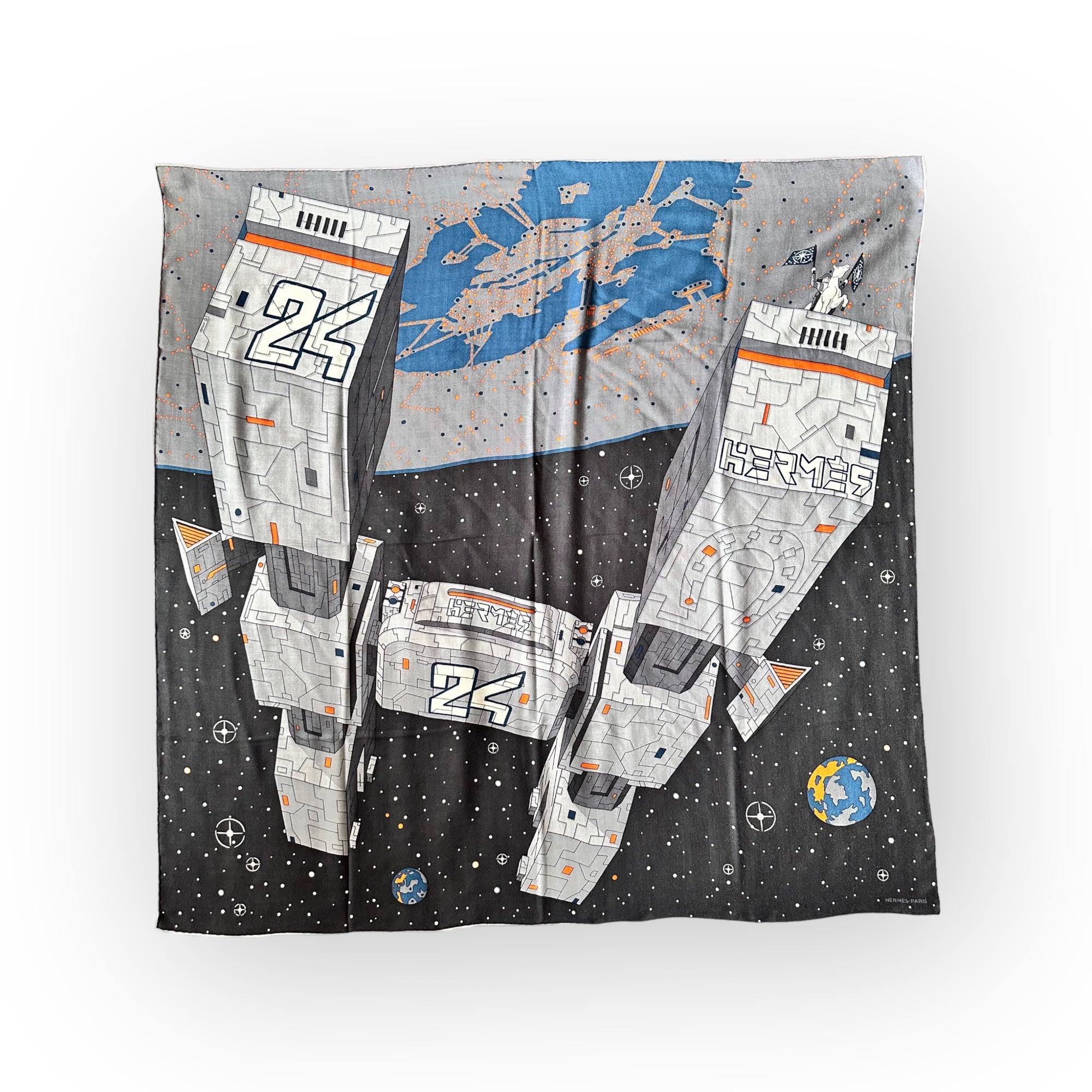 Hermès Odyssey - HERMES SCARF 100 CM - CASHMERE & SILK