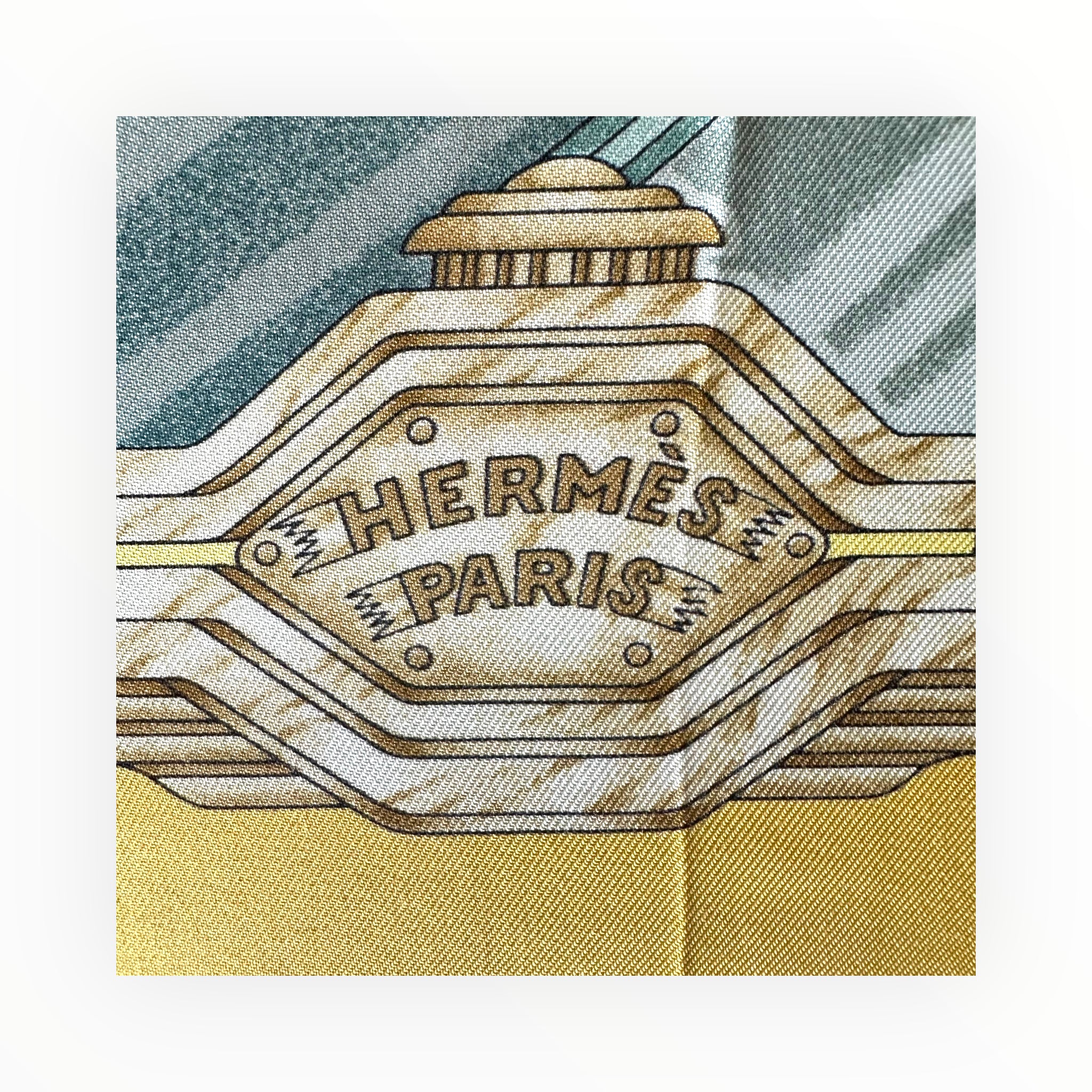 Automobile by Joachim Metz - Hermès 90 Carré Scarf