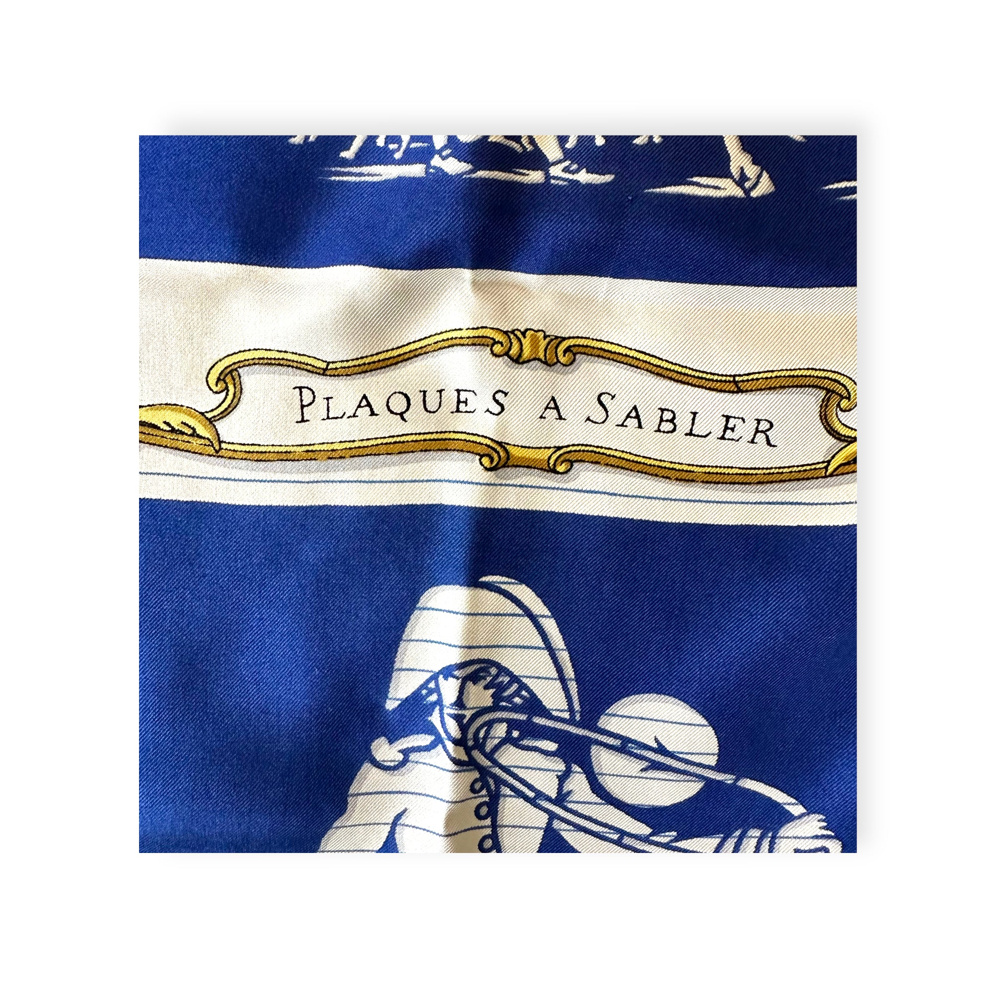 Sandblasting plates - HERMES SCARF 90 CM