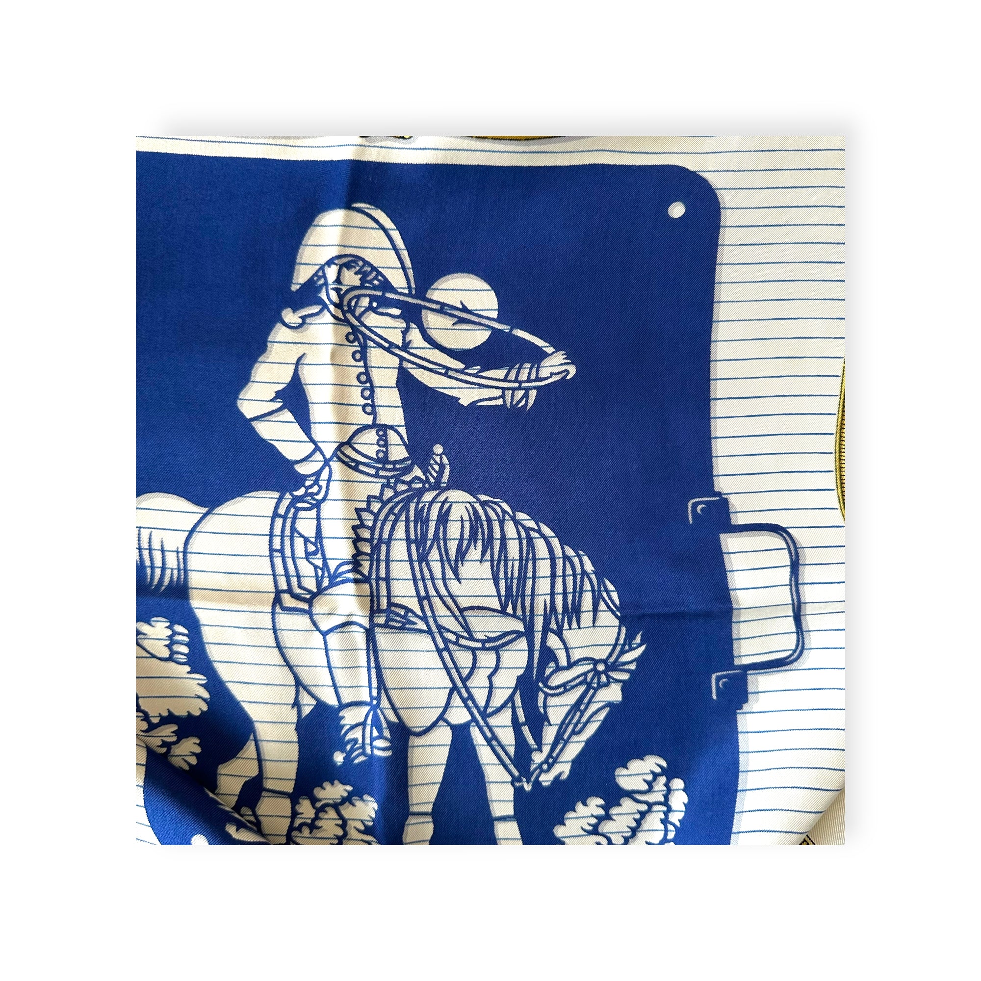 Sandblasting plates - HERMES SCARF 90 CM