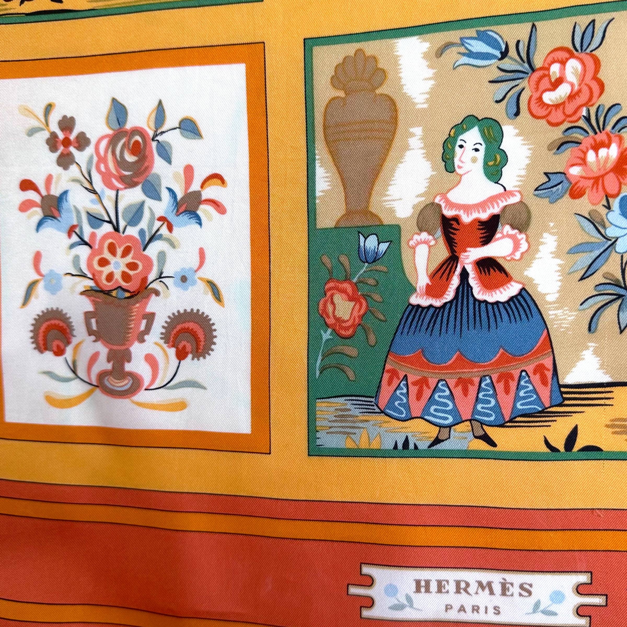 SQUARE HERMES 90 IMAGERY