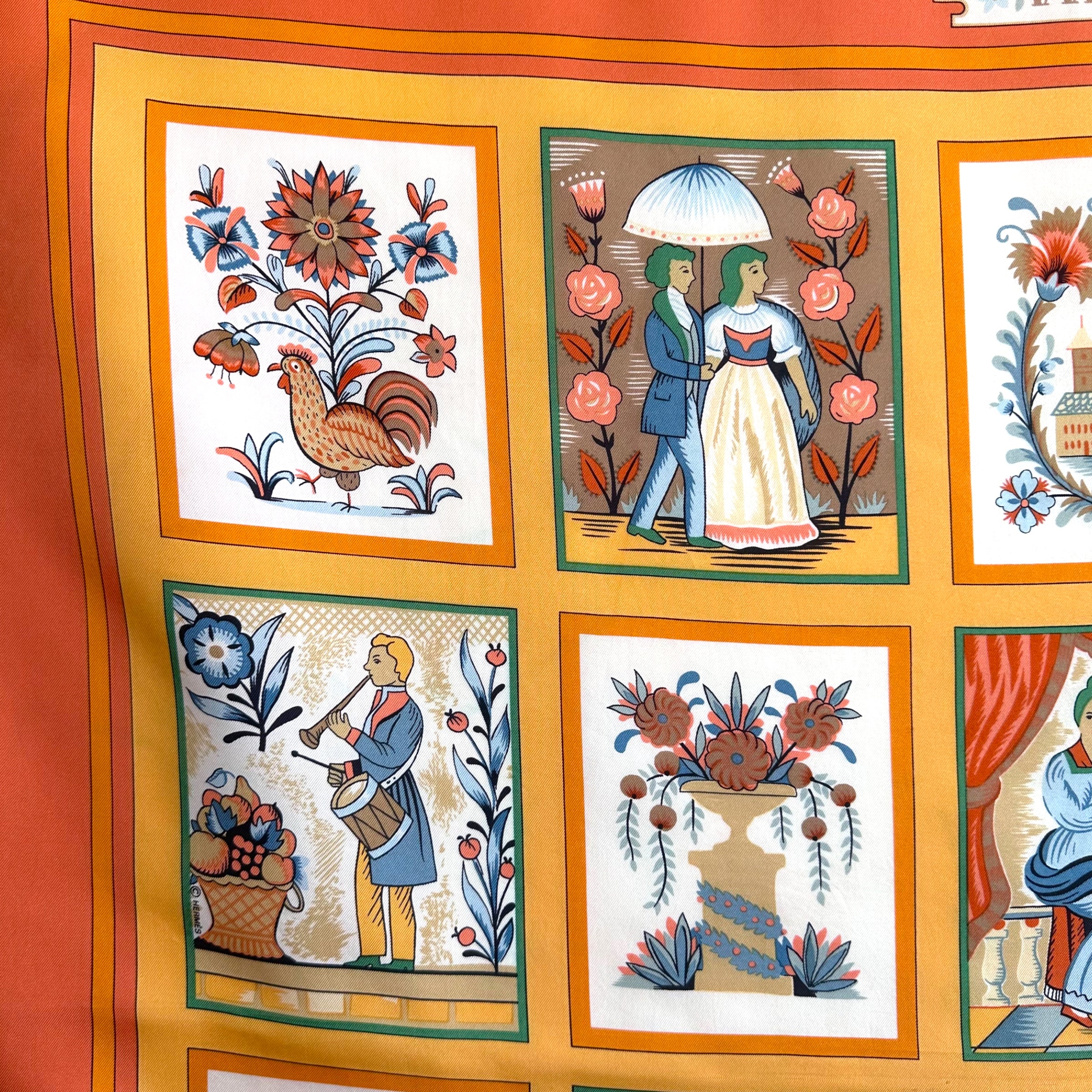 SQUARE HERMES 90 IMAGERY