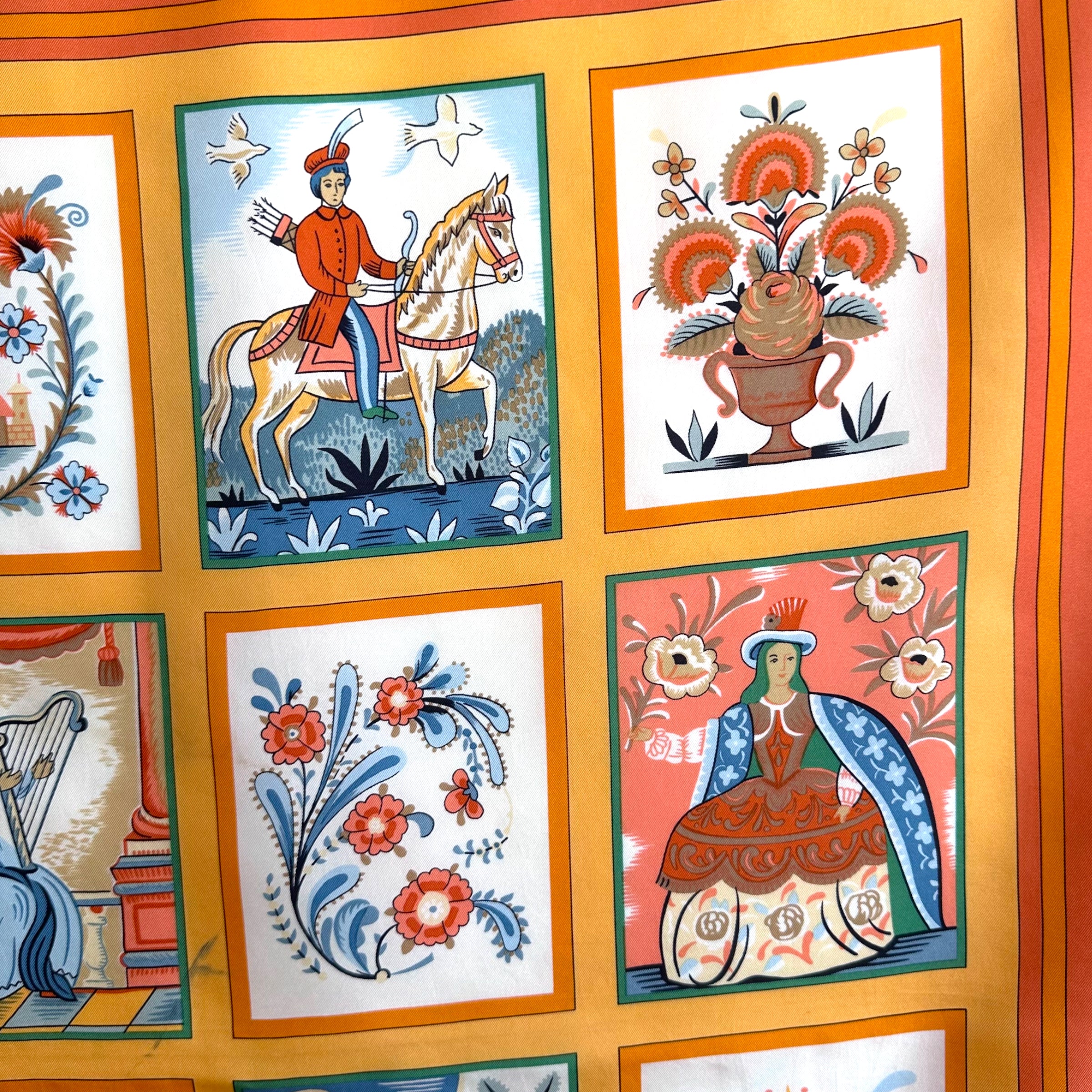 SQUARE HERMES 90 IMAGERY