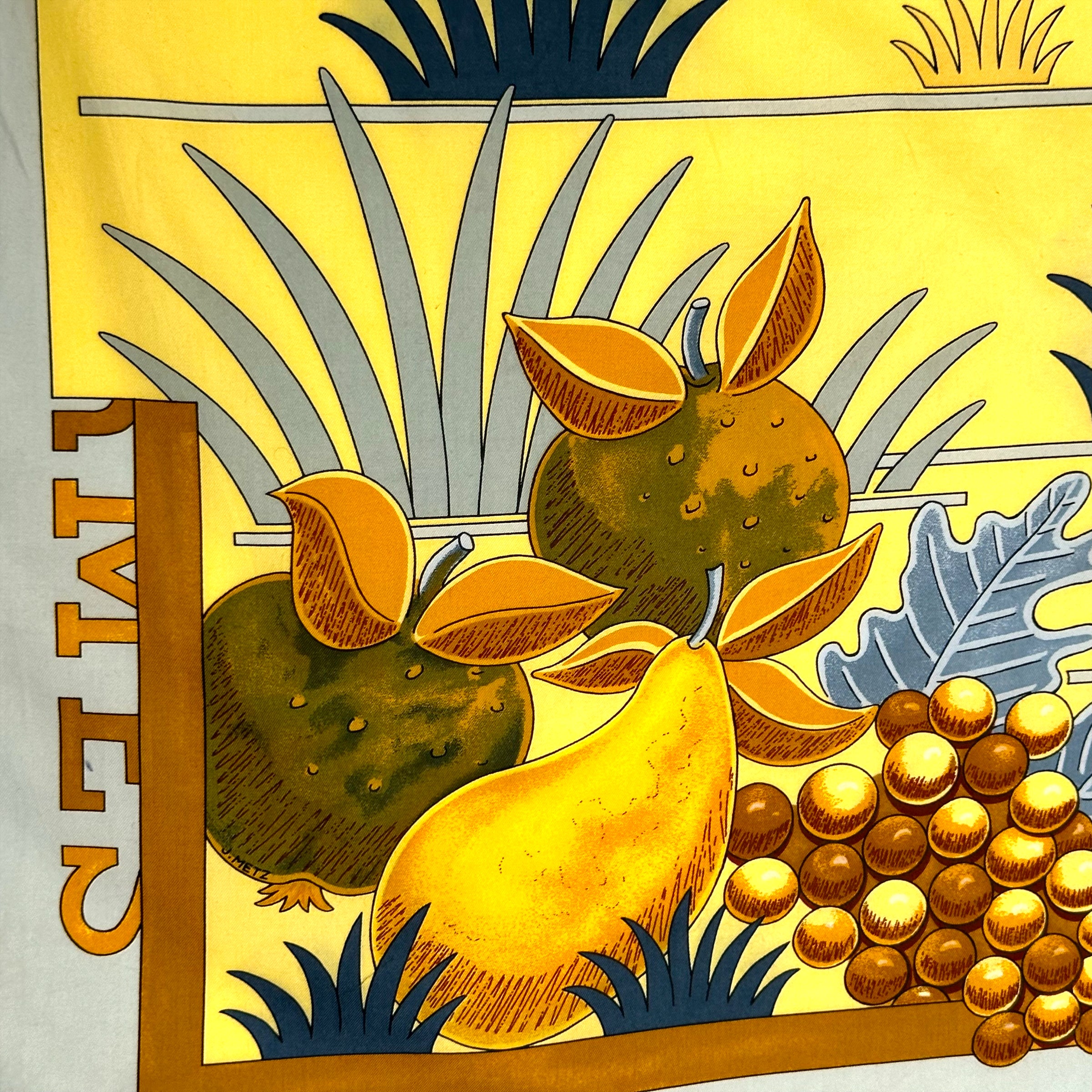 automne-foulard-hermes-dessin-fruits