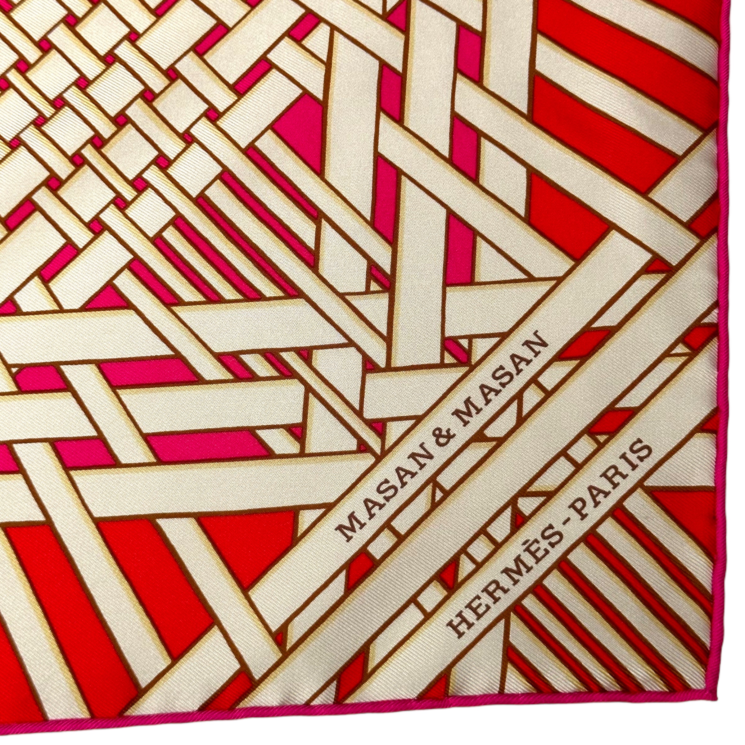 MASAN & MASAN by Terawat Teankaprasith - Hermès scarf 90cm - 100% silk - red