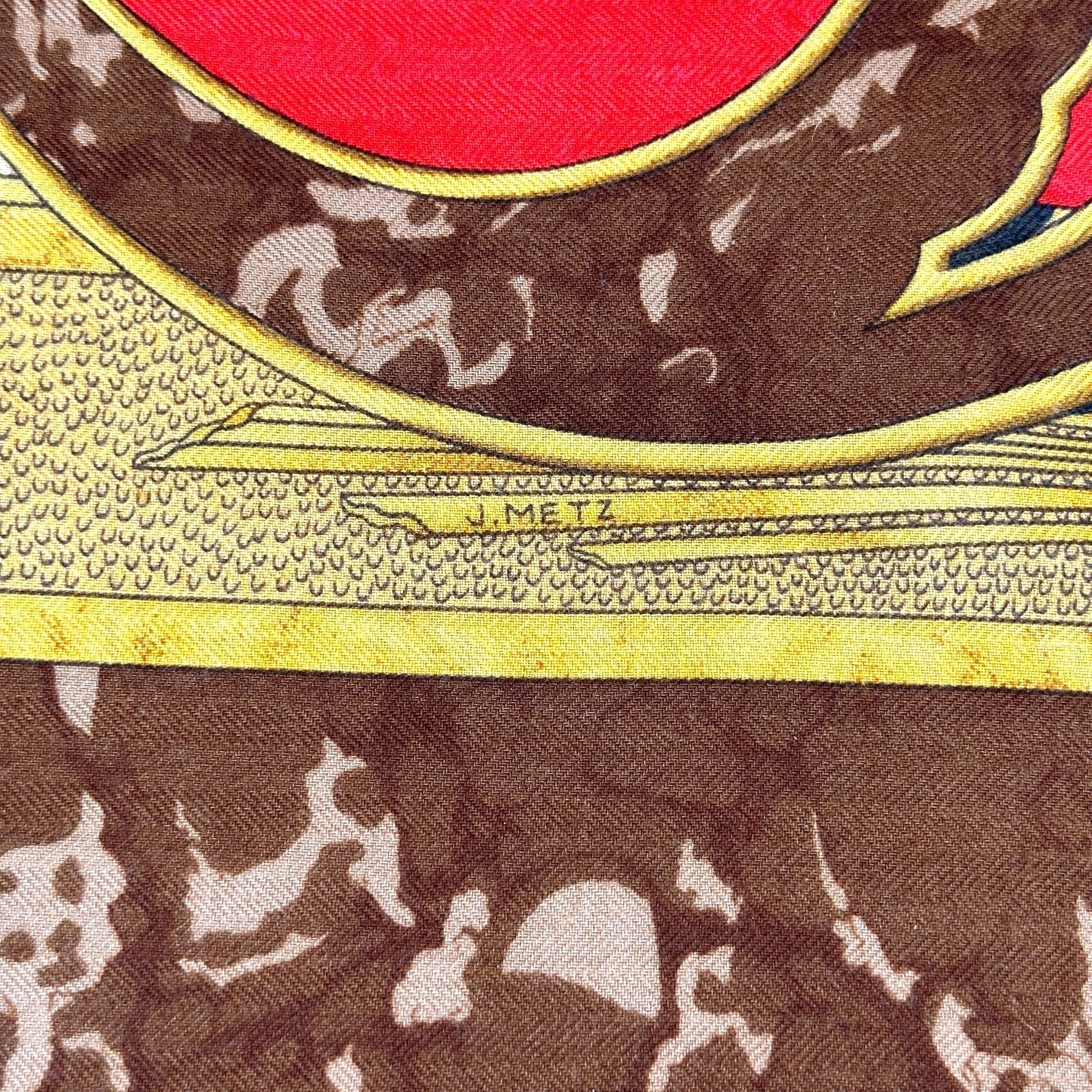 zoom sur la signature J. Metz