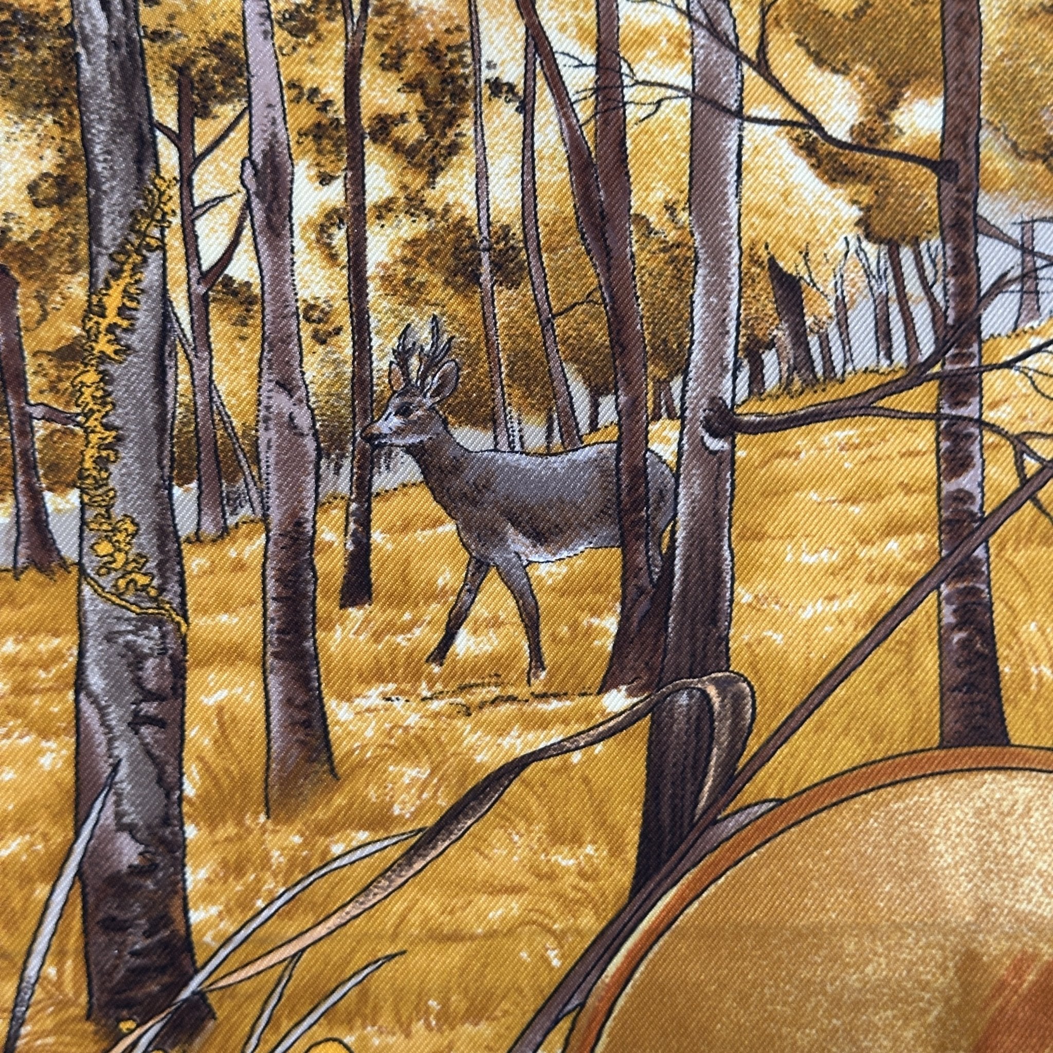 Hunting in the woods - HERMES SCARF 90 CM