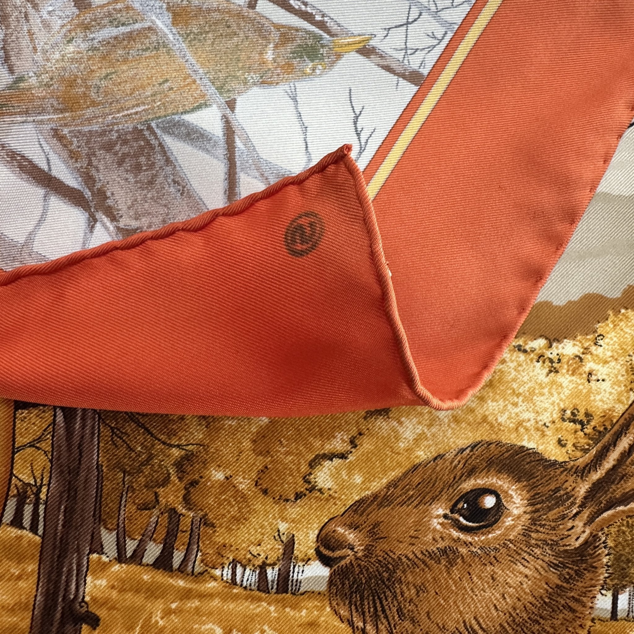 Hunting in the woods - HERMES SCARF 90 CM