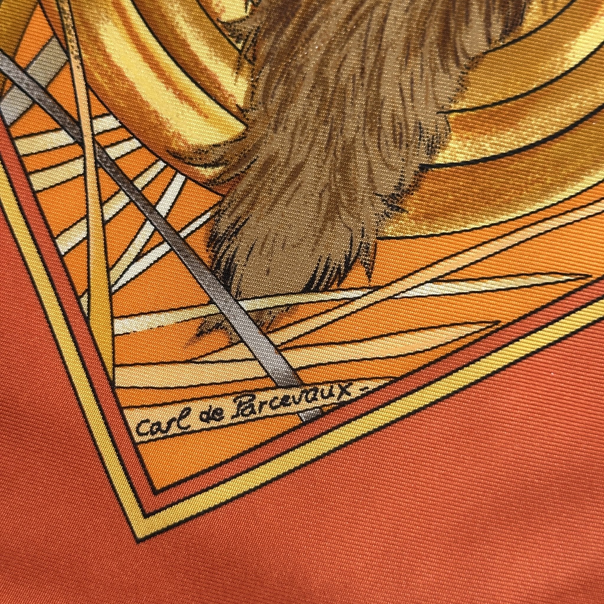 Hunting in the woods - HERMES SCARF 90 CM