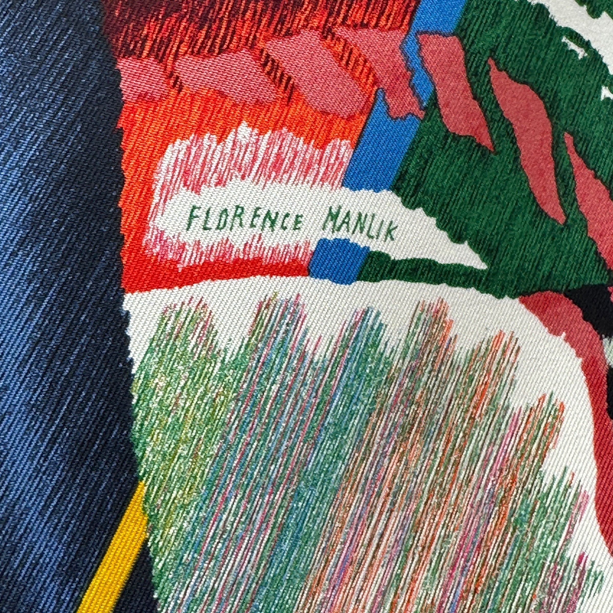 signature-florence-manlik-sur-Analyzing image foulard-carre-hermes-le-chat-carre