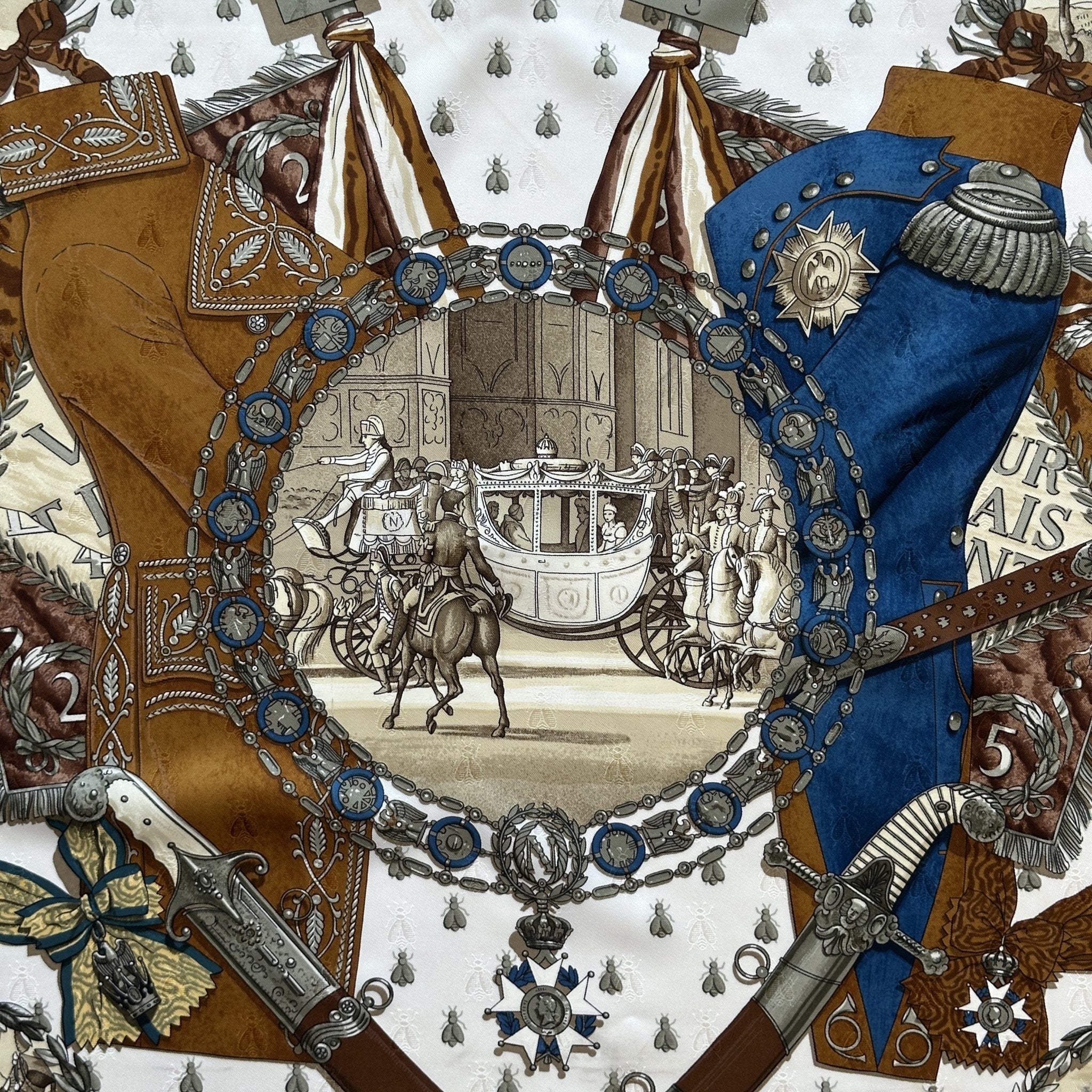 Napoleon - Hermes scarf 90 cm