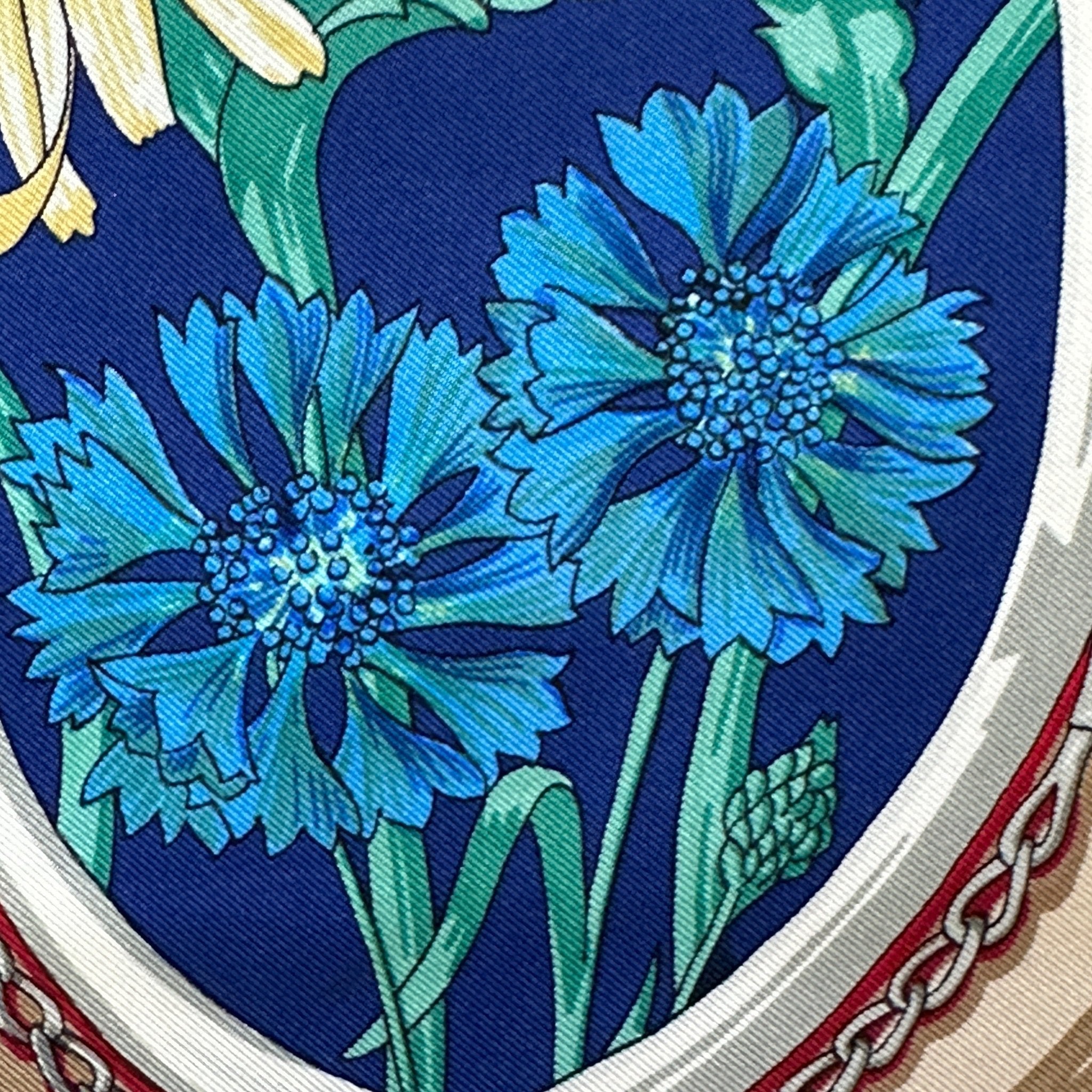 Aux champs - FOULARD HERMES 90 CM - Carré Society