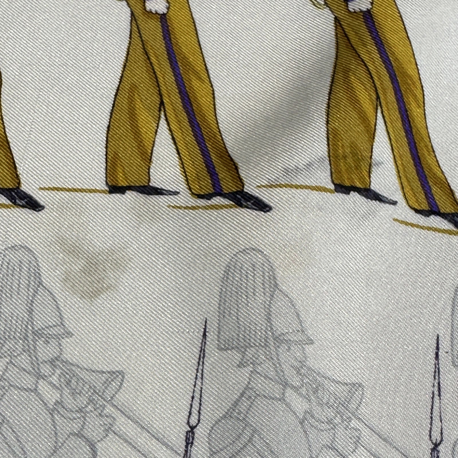 Hermès scarf 90 cm – La Parade – Françoise Héron (1966)