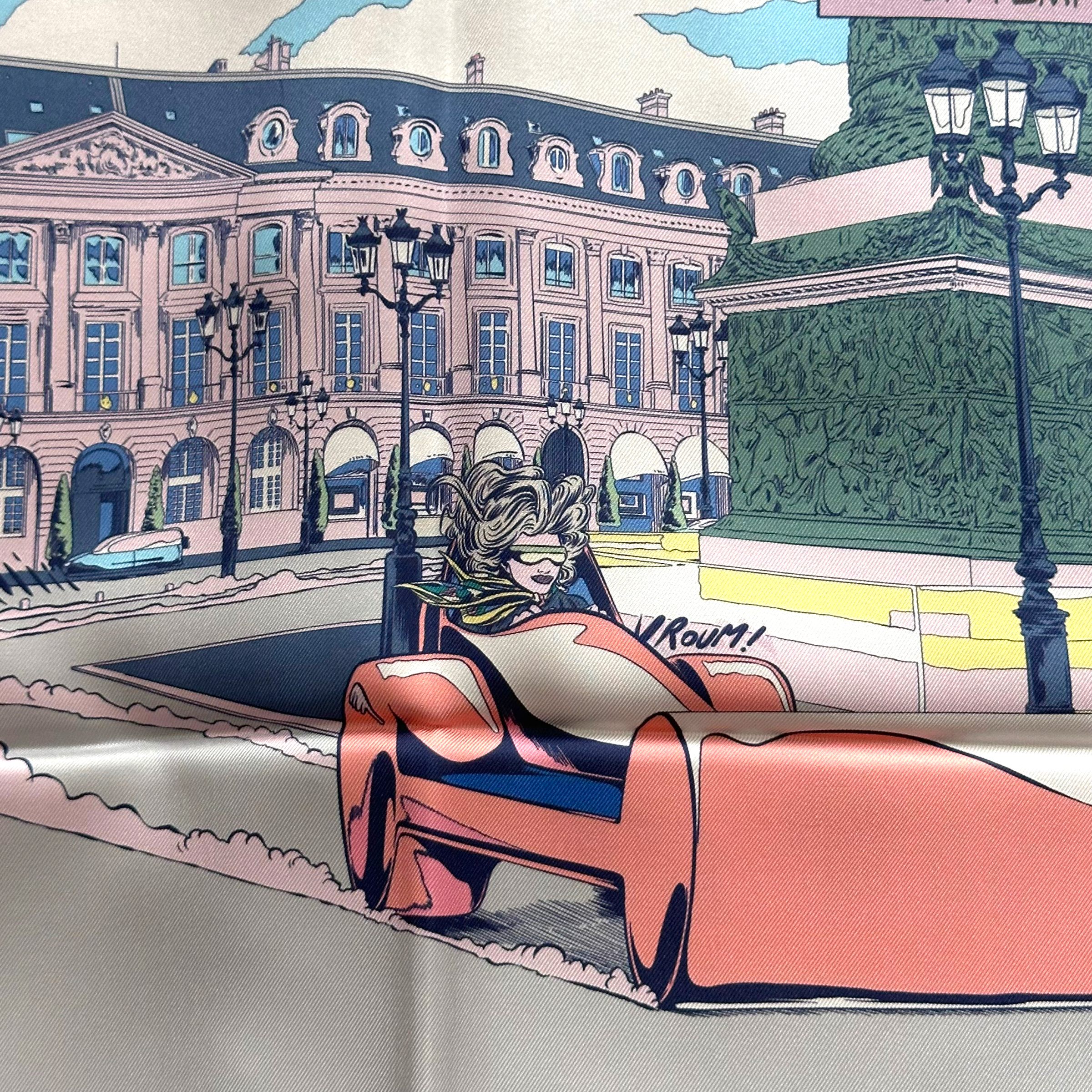 dessin-femme-en-voiture-futuriste