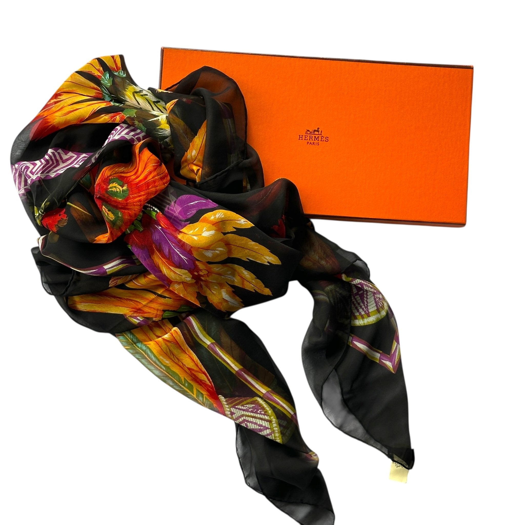 Foulard Hermès Brazil 140 cm avec boite