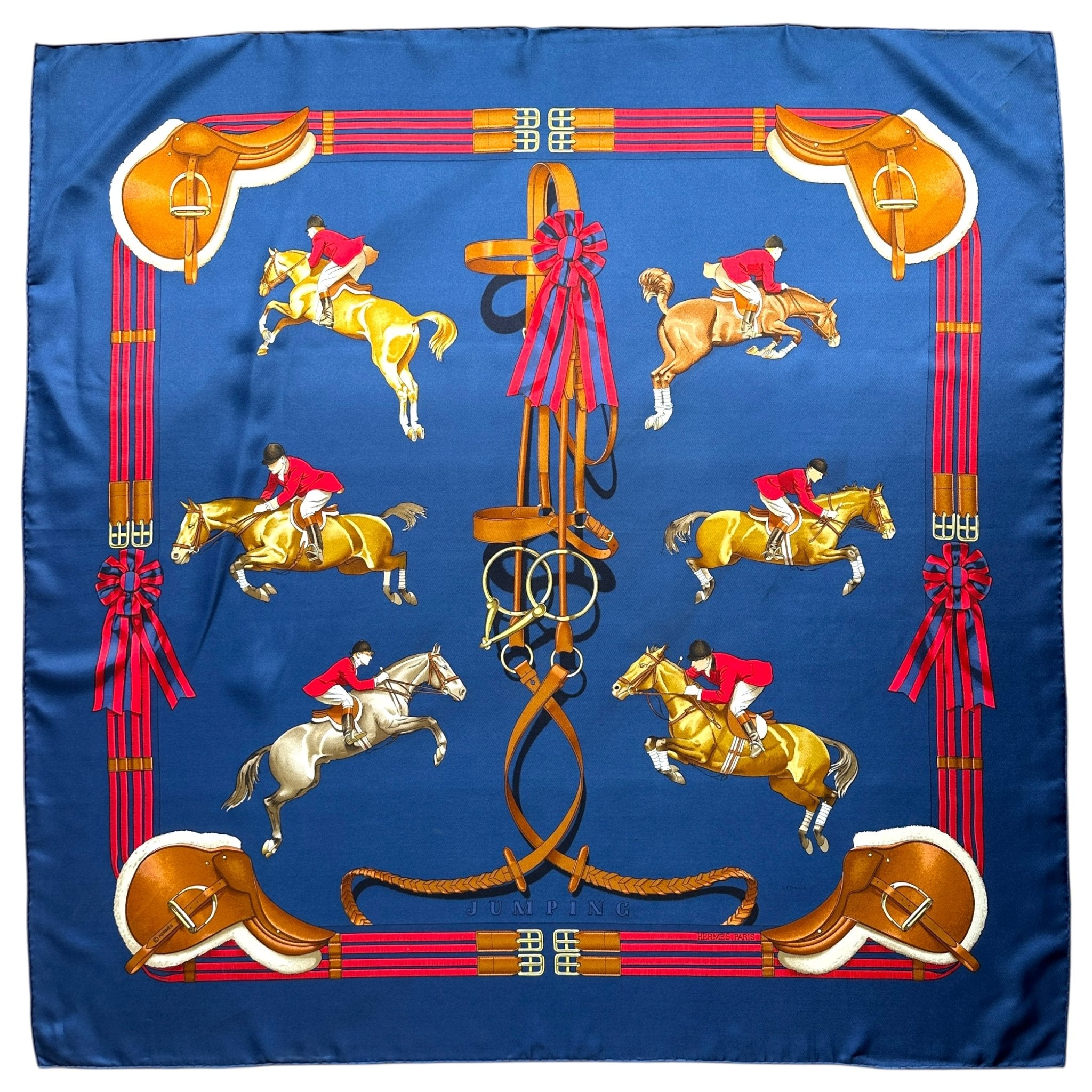 Carré Hermès Jumping – Deuxième vue complète, scène de saut d’obstacles