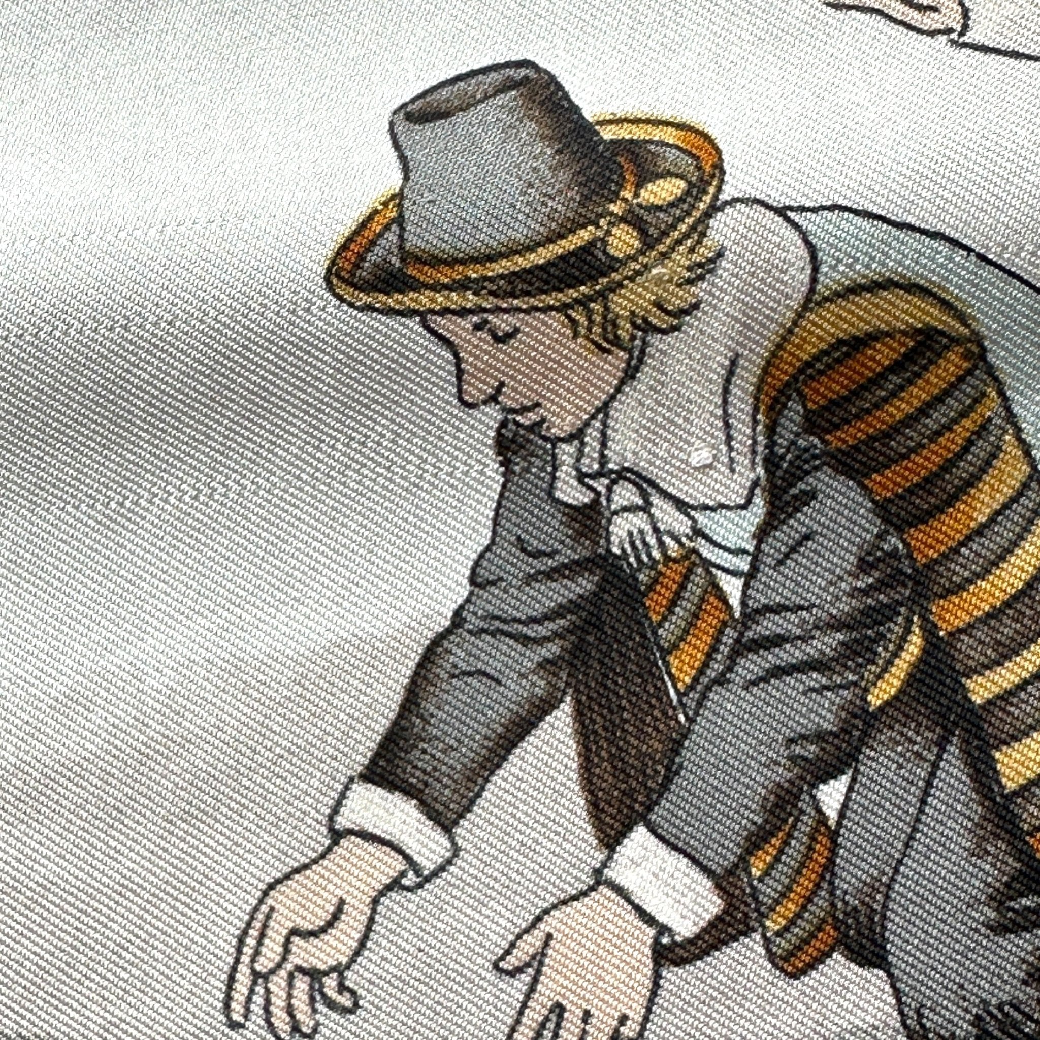 Gros plan sur quelques petits fils tirés