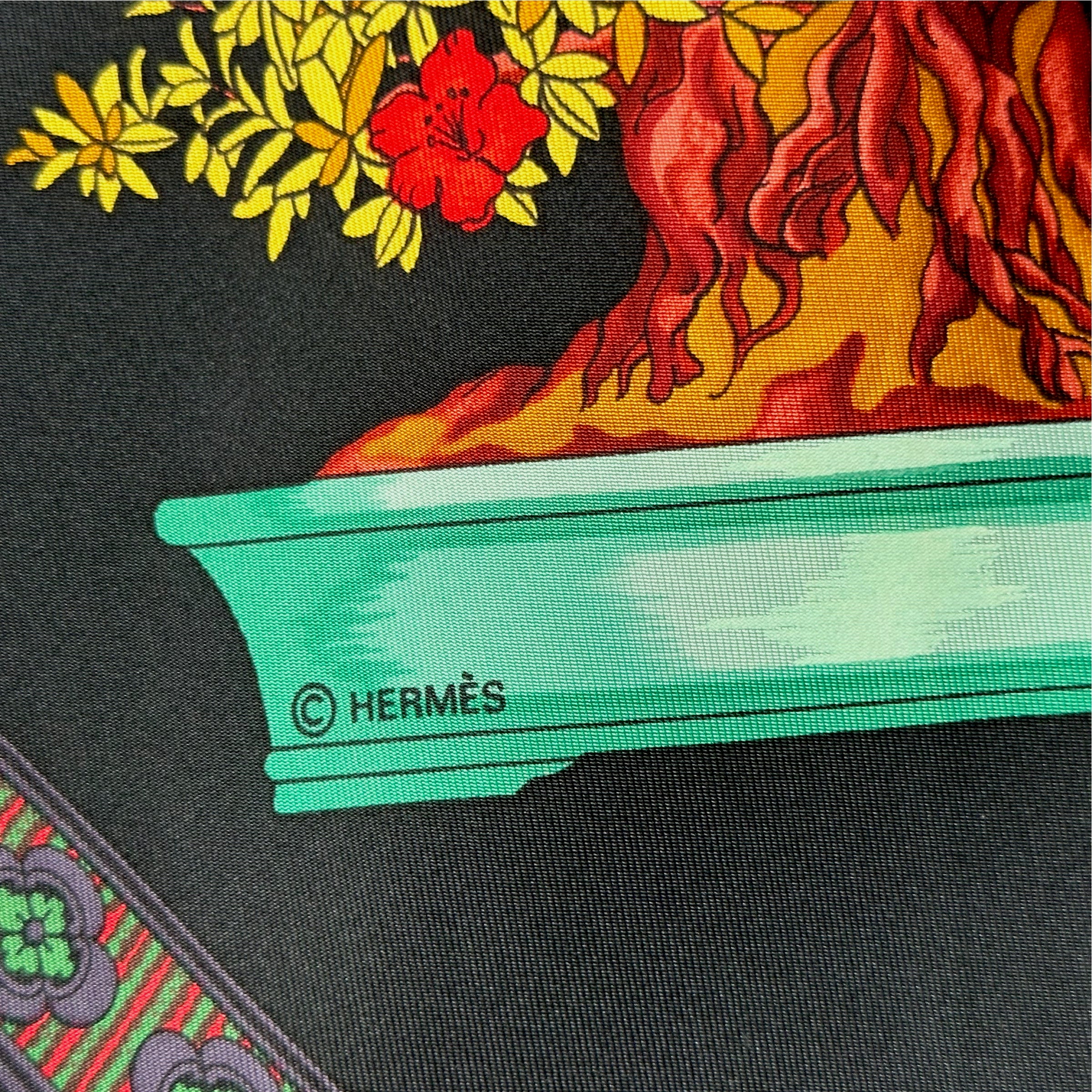 The Good Days of Bonsai - HERMES SCARF 90cm