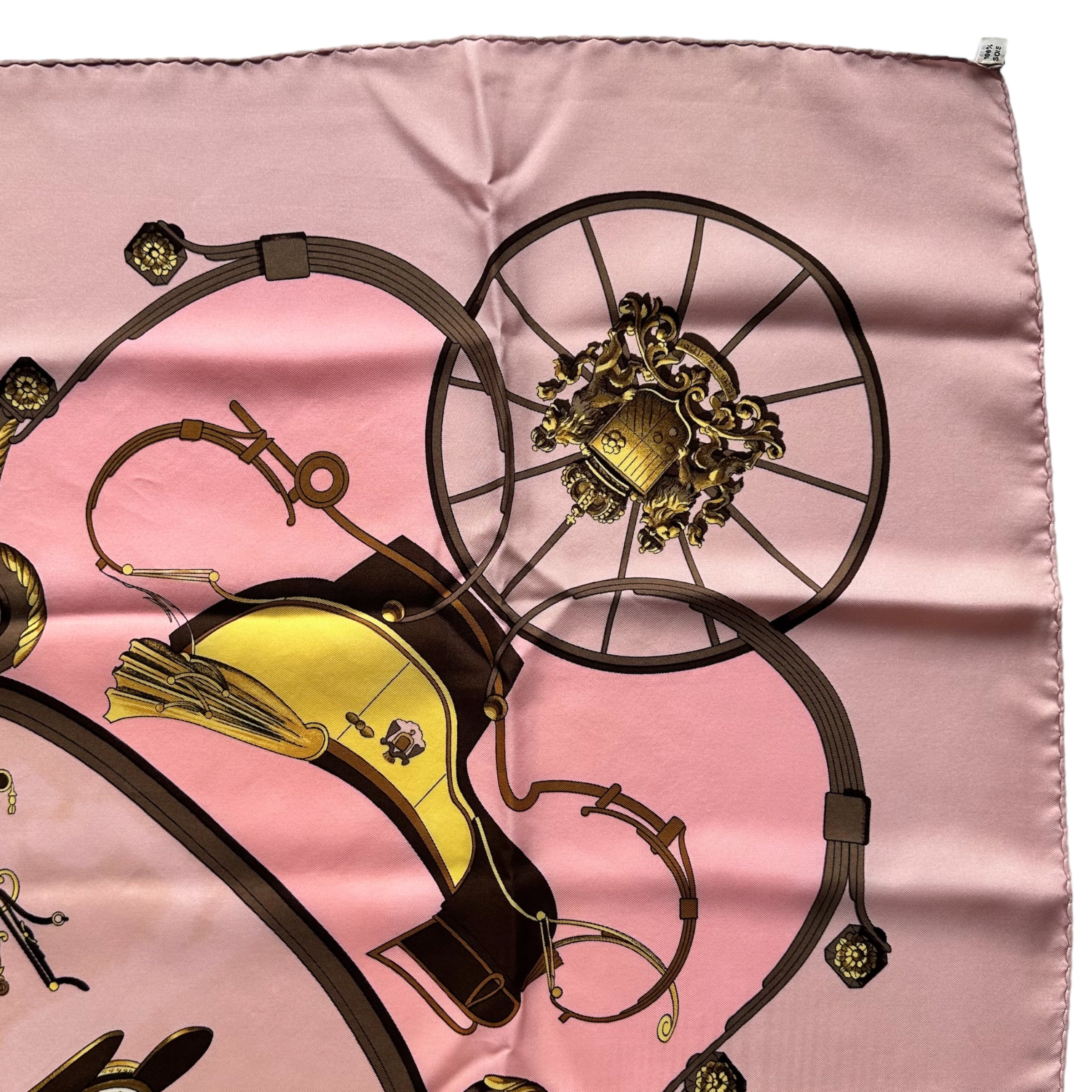 SPRINGS by Philippe Ledoux-FOULARD CARRE HERMES-1974 