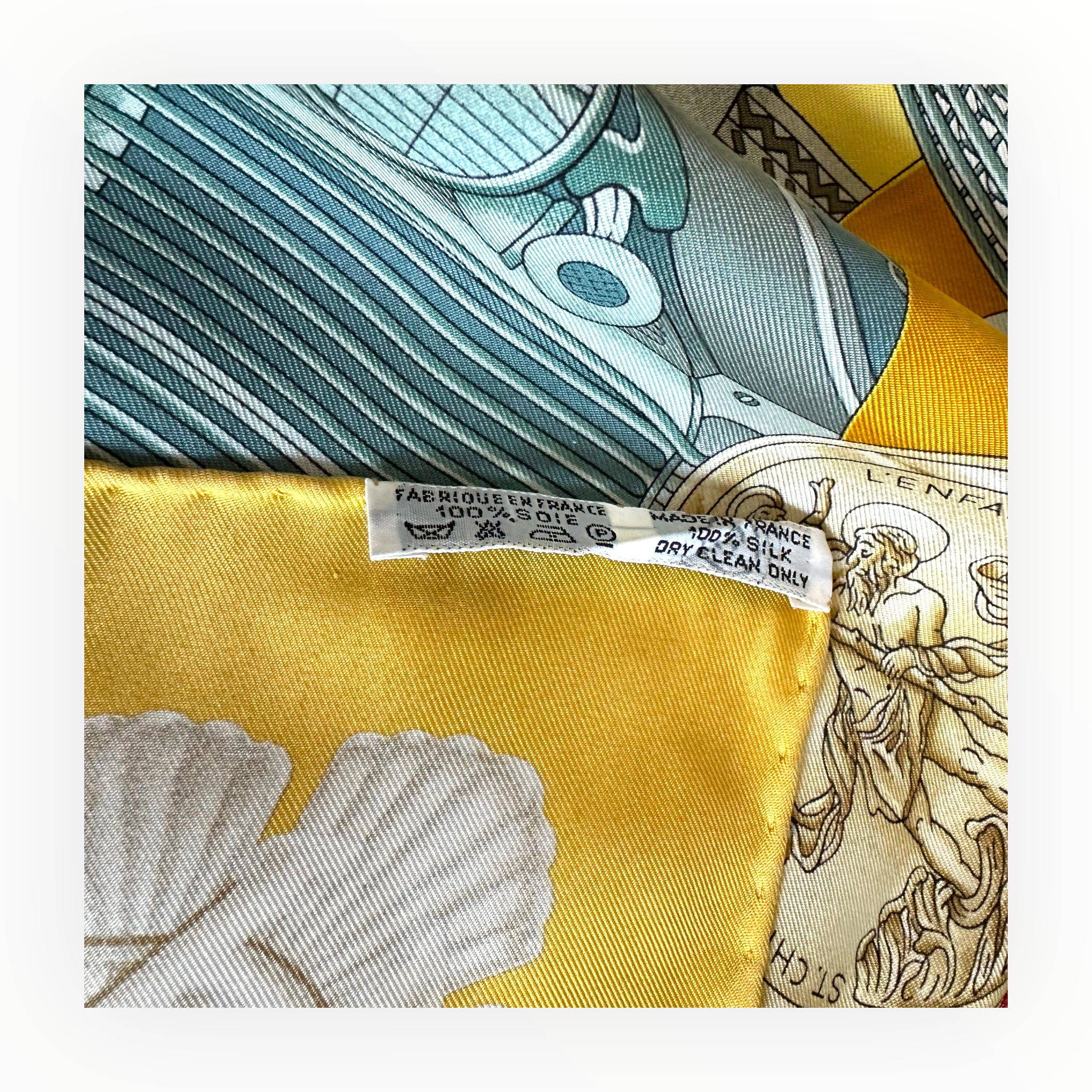 Automobile by Joachim Metz - Hermès 90 Carré Scarf