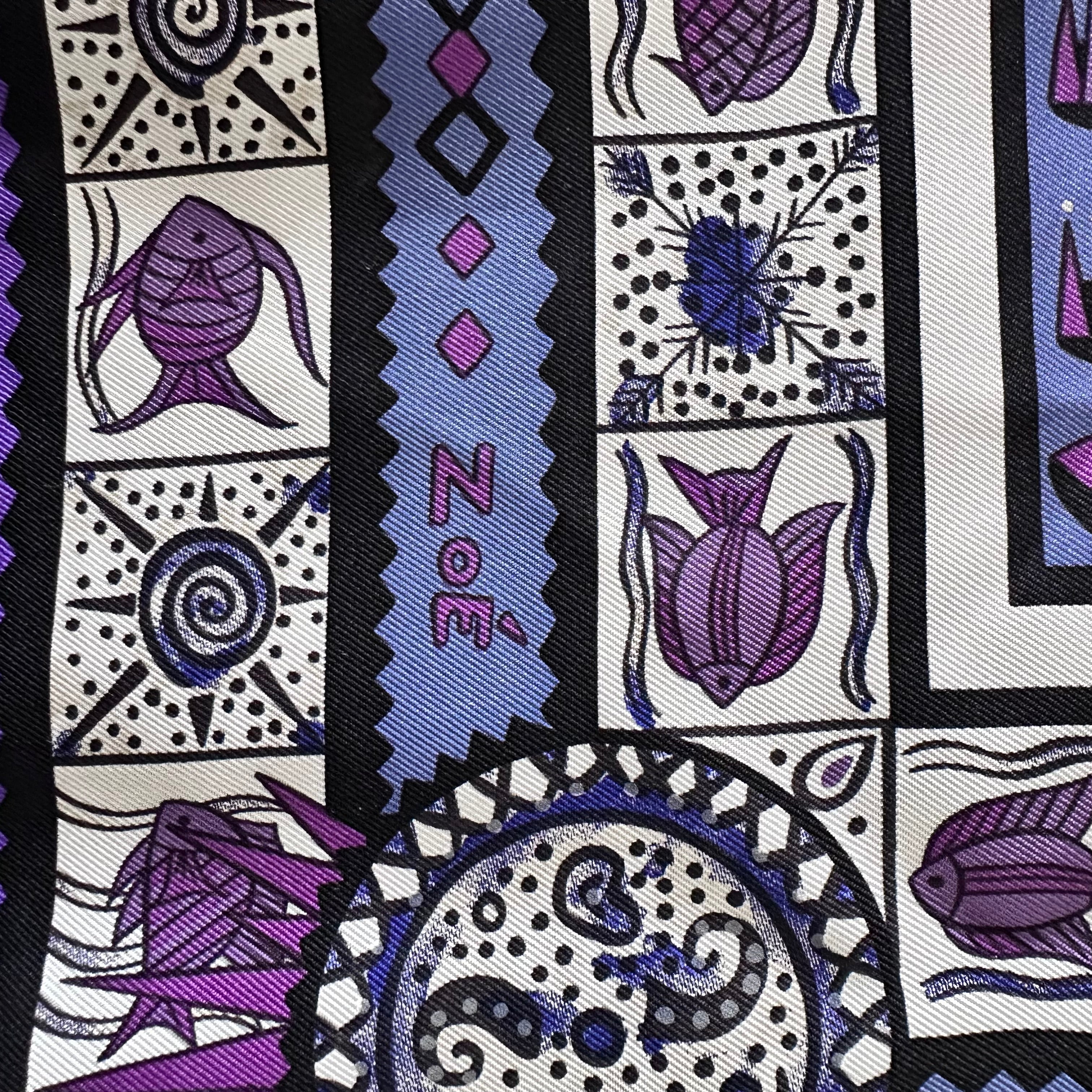 Ors bleus d'Afrique - FOULARD HERMES 90 CM