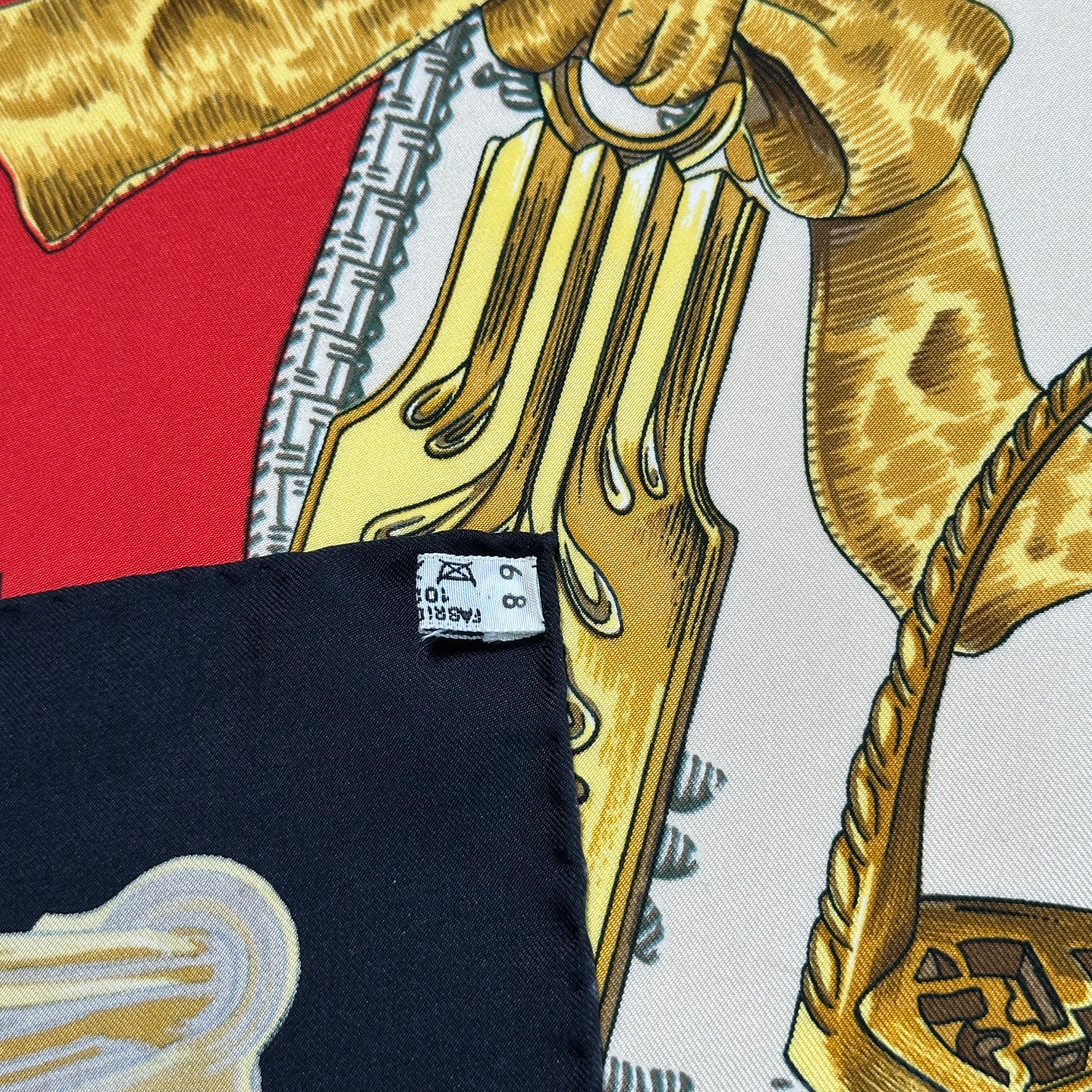 Carré Hermès – Étriers – Édition 1990 - Françoise de la Perrière